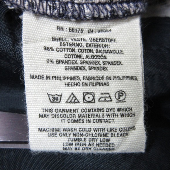 Anthropologie Cartonnier Charlie Ankle Pants Geometric Print Navy Blue 8 - Picture 8 of 9